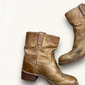 1990s Vibram Code West Leather Western Boots